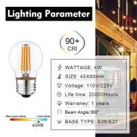 ราคา Genixgreen Led เอดิสันหลอดไฟ4วัตต์วินเทจเส้นใยหลอดไฟประหยัดพลังงาน220โวลต์หลอดไฟ2700พันอบอุ่นสีขาวหลอดไฟ LED สำหรับบ้าน (17287173570)
