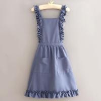 ราคา LEBI ผ้ากันเปื้อนลูกไม้สำหรับทำอาหารที่น่ารักแนวเจ้าหญิงกันน้ำสำหรับใช้ทำงานชานมห้องครัวร้านทำเล็บทนต่อการสึกหรอ (20135902054)