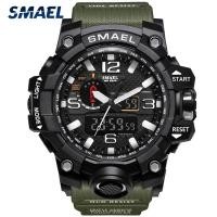 ราคา SMAEL Brand Fashion Men Sports Watches Men Analog Quartz Clock Military Watch Male Watch Mens 1545 relogios masculino (10462104534)