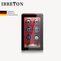 ราคา IBBETON Fingerprint Unlock Automatic Watch Winder Top Luxury Brand Watch Safe Box with LCD Touch Screen Wood Watches Accessories Box (18480536411)
