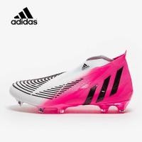 ราคา สตั๊ดตัวท็อป ไร้เชือกAdidas Predator Edge Lz FG รองเท้าฟุตบอล ใหม่ล่าสุด (14537601700)