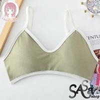 ราคา Sasa Girls Fashion A60 สปอร์ตบราสายเดี่ยวผ้าร่อง แบบสวม ฟองน้ำถอดได้ (6670702922)