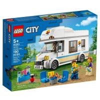 ราคา LEGO City Ensemble de jouets de camping car de vacances pour enfants grands véhicules cadeau danniversaire pour garçons et filles 5 ans et plus 60283 pièces 190 (19760043503)