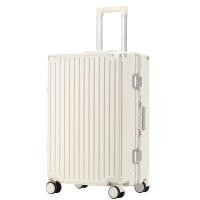 ราคา Luggage กระเป๋าเดินทาง อลูมิเนียม 916ไชส์20นิ้ว 24นิ้ว 28นิ้ว4ล้อ360องศา TSA (16426365139)