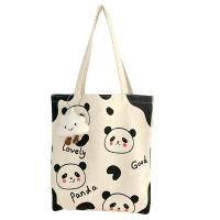 ราคา DAKABEAR SHOP กระเป๋าผ้า กระเป๋าผ้าพิมพ์ลาย แพนด้า น่ารักๆ กระเป๋าลายการ์ตูน TB023 (15714073593)