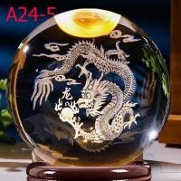 ราคา ลูกแก้ว พร้อมฐานไม้ พญานาค 23456810cm คริสตัล เสริมดวง ปรับฮวงจุ้ย Tanida (17398962885)