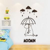 ราคา Moomin 3Dสติ๊กเกอร์ฝาพนังรูปการ์ตูนเด็กธีมร้านอาหารห้องตกแต่งผนังสติกเกอร์ (5319854006)
