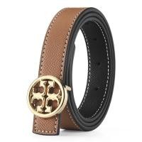 ราคา Athosline Burch TB เข็มขัดผู้หญิงมีกล่องของขวัญสองด้านเข็มขัดเข็มขัดบางสำหรับใส่กางเกงยีนส์หนังแท้หัวเข็มขัดประดับหมุดสีส้มของขวัญของขวัญของขวัญขนาด2 4ซม (16374102031)