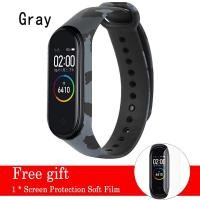 ราคา For Xiaomi Mi Band 4 Camouflage Print Silicone Band For Xiaomi MiBand 4 Smart Wristband Soft Silicone Replacement band (13918144041)