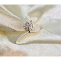 ราคา แหวนเพชร แหวนหมุนได้ ฟรีไซส์ แหวนเพชรรายดอก งานชูปีทองคำขาว งานเพชรcz (16983169703)