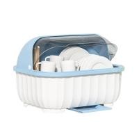 ราคา ที่คว่ำจาน ที่คว่ำจานมีฝาปิด กล่องเก็บจานชาม ชั้นวางจาน 3ขนาด กล่องคว่ำจาน ที่คว่ำจานทรงโค้งมน Dish drainer มีถาดถาดระบายน้ำ (20820066470)