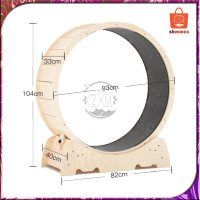 ราคา ลู่วิ่งแมว ออกกำลังกาย ขนาดใหญ่ ล้อวิ่งไม้ วงล้อ กรงล้อแมว Cat treadmill ที่ออกกำลังกายสัตว์เลี้ยง ลู่วิ่งสำหรับสัตว์เลี้ยง (18037403417)