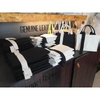 ราคา นำไปปักชื่อได้ กระเป๋าถือเกาหลี Black White ผ้าแคนวาสหนามากตั้งทรง (12677164611)