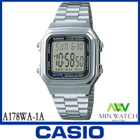 ราคา นาฬิกาผู้ชาย Casio รุ่น A 178WGA 1A สีทอง A 178WA 1A สีเงิน ของแท้100 ประกันศูนย์ CASIO 1 ปี นาฬิกาข้อมือ (13177277642)