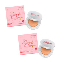 ราคา ของแท้ คุชชั่นตาแป๋ว ติดทนยาวนาน ควบคุมความมัน sugar cushion คุชชั่นกันน้ำ คุชชั่นคุมมัน ปกปิดแต่บางเบา SPF50 PA ขนาด 10 กรัมต่อตลับ (19845845473)