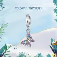 ราคา BAMOER 925เงินสเตอร์ลิง Aurora ผีเสื้อจี้เหมาะสำหรับผู้หญิง DIY ทำสร้อยข้อมือและสร้อยคอดอกทานตะวันจี้วิจิตร Jewerly SCX134 (14978083729)