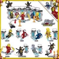 ราคา Compatible with LEGO Iron Man base building blocks to assemble Avengers minifigures Hulkbuster mecha toy for boys (20454061042)