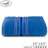 ราคา ผ้าขนหนูผืนใหญ่ ผ้าเช็ดตัวผืนใหญ่ ผ้าขนหนู ผ้าเช็ดตัว ขนาด 30x60นิ้ว Frolina เลือกสีได้ จำนวน 1ผืน (9398797600)