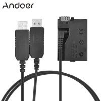 ราคา Andoer LP E8 DC Coupler USB อะแดปเตอร์ Dummy แบตเตอรี่ Camera ชุดชาร์จสำหรับ Canon Rebel T3i T2i T4i T5i EOS 600D 550D 650D 700D Kiss X5 X4 X6 (511324932)