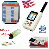 ราคา CONTEC BC401bt แบบพกพาวิเคราะห์ปัสสาวะ 2 4 LCD Micro USB ตรวจสอบ 11 พารามิเตอร์ทดสอบฟรี 100 ชิ้นแถบทดสอบ Bluetooth (1654776320)