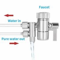 ราคา ss Diverter Valve Silver 38in 516in Out Amway Diverter Valve Faucet Filter Long Lasting Parts For ESpring (20439969070)