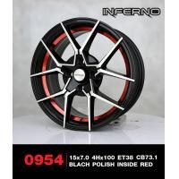 ราคา ล้อแม็กซ์ขอบ15 แม็กขอบ15 15x7 0 4h100 ET 35 38 CB73 1 ราคา4วง ยี่ห้อ INFERNO มีหลายรุ่นลายสีให้เลือก แม็กขอบเก๋ง แม็ก 4รู100 ขอบ15 ล้อแม็กขอบ15 (19796695086)