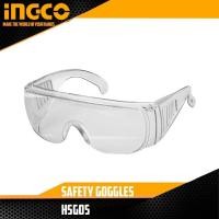 ราคา INGCO แว่นตาเซฟตี้ รุ่น HSG05 แว่นตานิรภัย กันฝุ่น ของเหลว แว่นตากันสารเคมี มาตรฐาน CE (11243161005)