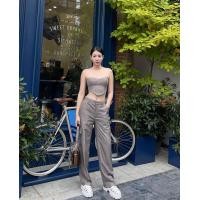 ราคา Dressfriends bybf Cote Tube and Cargo Pants ขายแยกเสื้อกับกางเกง เสื้อเกาะอก ทรงดี ดีเทลเว้า กับกางเกงเอวกลางทรงคาร์โก้สุดเท่ (16383164878)