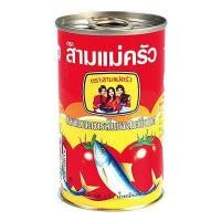 ราคา ปลากระป๋องสามแม่ครัว ฝาดึง ปลาซาดีน แมกเคอเรล แพ็ค10กระป๋อง (20572056335)