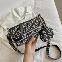 ราคา กระเป๋าสะพายทรงกระบอกผู้หญิง2in1 (18648966301)