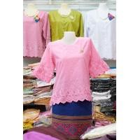 ราคา ร้านแชมป์อุดร เสื้อเชิ้ตหญิง เสื้อลูกไม้ เสื้อผ้าสาวอวบ มีมากกว่า 10 สี 38404144464850 ชุดไปวัด เสื้อคนอ้วนผญ ชุดผ้าไทยหญิง (17802900230)