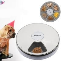 ราคา Soul Pet Dog 6 Grids ชามให้อาหารอัตโนมัติพร้อมเสียงเตือน24H Smart Timer Food Dispenser Pet Accessories (16188306282)