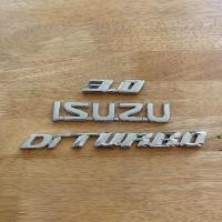 ราคา โลโก้ 3 0 ISUZU Di TURBO ตัวหนังสือฝาท้าย จำนวน 3 ชิ้น (12441903077)