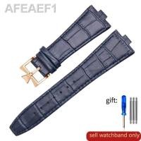 ราคา ดั้งเดิม ยาแอล สายนาฬิกาหนังแท้สำหรับ Vacheron Constantin 4500V 5500V ยก P47040ผีเสื้อกลางคืน Cowhide อุปกรณ์สายรัดนาฬิกาสายรัดข้อมือ25 8MM (19881250608)