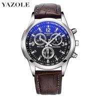 ราคา YAZOLE 271 Top Luxury นาฬิกาข้อมือมียี่ห้อสำหรับ Man แฟชั่นผู้ชายกีฬาควอตซ์นาฬิกาเทรนด์นาฬิกาข้อมือสำหรับชาย Jam Tangan Lelaki (14733515)