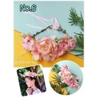 ราคา มงกุฎดอกไม้ มงกุฎปัจฉิม มงกุฎเจ้าสาว มงกุฎดอกไม้วันจบการศึกษา พร็อพถ่ายรูป สินค้าพร้อมส่ง (9520490972)