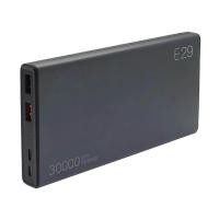 ราคา ELOOP E29 POWER BANK 30000mAh สีดำ ชาร์จเร็ว QC3 0 QC2 0 พาวเวอร์แบงค์ แบตเตอรี่สำรอง Power Bank (8861822638)