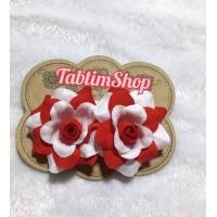 ราคา ราคาต่อคู่ต่างหูกุหลาบทองกวาวต่างหูหนีบมียางรองกันเจ็บต่างหูดอกไม้ ตุ้มหูทองกวาว เครื่องประดับทองกวาว (5404050002)