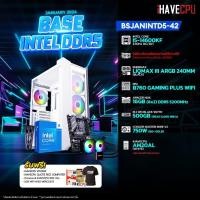 ราคา iHAVECPU คอมประกอบ BSJANINTD5 42 INTEL I5 14600KF 3 5GHz 14C 20T ไม่มีการ์ดจอ MSI B760 GAMING PLUS WIFI APACER NOX 16GB 8x2 DDR5 5200MHz (21274617927)