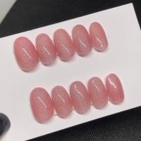 ราคา เล็บปลอมสีแดงสุขภาพ ทรงอัลมอนด์ (18258624447)