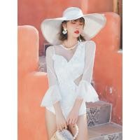 ราคา ชุดว่ายน้ำผู้หญิง วันพีซ ลูกไม้ แขนยาว ตาข่าย มี 2 สี ดำ ขาว SK120 (7391805304)