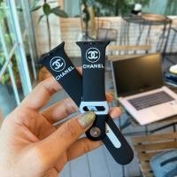 ราคา พร้อมส่งในไทย สายซิลิโคนสกรีนลายชาแนล สายนาฬิกา สำหรับ Watch 7 6 5 4 3 2 1 X7 X8Max HW67 HW22Plus T500 X16 38 40 41mm 42 44 45mm (15369509234)