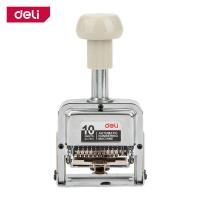 ราคา Deli เครื่องรันเบอร์ เครื่องตีเบอร์ เครื่องปั้มเลข ตรายางปั้มเลข 6 7 8 10 หลัก ใช้ง่าย เครื่องใช้สำนักงาน Numbering Machine (21152246110)