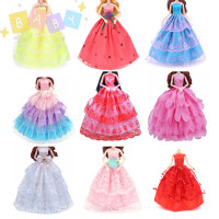 ราคา FactoryOutlete Cheap MIX handmade Doll Dress ตุ๊กตาแต่งงานปาร์ตี้เจ้าสาวเจ้าหญิงชุดเสื้อผ้า (20811299531)