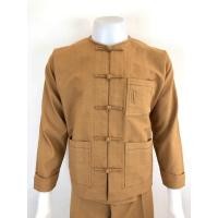 ราคา ชุด หมอทรัพย์ กลิ่นกาสะลอง เสื้อผ้าฝ้าย ผ้าพื้นเมือง ชินมัย คอกลม กระดุมจีน แขนยาว เสื้อ พร้อมกางเกง (615286537)