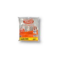 ราคา Hero ถุงหูหิ้ว LL ใส 6x14 นิ้ว 500กรัม ห่อ หยกออนไลน์ (9786840016)