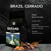 ราคา Baramio เมล็ดกาแฟคั่ว Brazil Cerrado 250 กรัม 1กิโลกรัม l Tastenote AlmondChocolateSweetBalanceFull body คั่วกลาง กลางค่อนเข้ม เข้ม (20526956940)