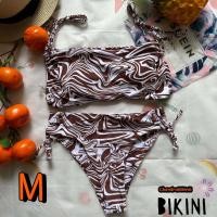ราคา SHEIN BIKINI ชุดว่ายน้ำแฟชั่น ชุดว่ายน้ำสีน้ำตาล พร้อมส่งจากไทย BROWN SIZE M L SHBRN0013 (19399718770)