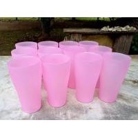 ราคา 12ใบครับ แก้วน้ำพลาสติก ขนาดความจุ 400ml สูง 14 5 ซม ปากกว้าง 8ซม แข็งแรงทนทาน แก้วน้ำ แก้วทรงสูง แก้วพลาสติก (14349156218)