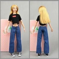 ราคา ตุ๊กตาชุดเสื้อผ้าสำหรับเครื่องแต่งกายบาร์บี้1 6 BJD ตุ๊กตาเสื้อ Tops กางเกงยีนส์กางเกงชุดลำลองของเล่นเด็ก DIY (9380601674)